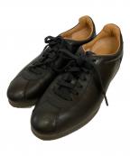 MAGNANNIマグナーニ）の古着「レザースニーカー」｜ブラック