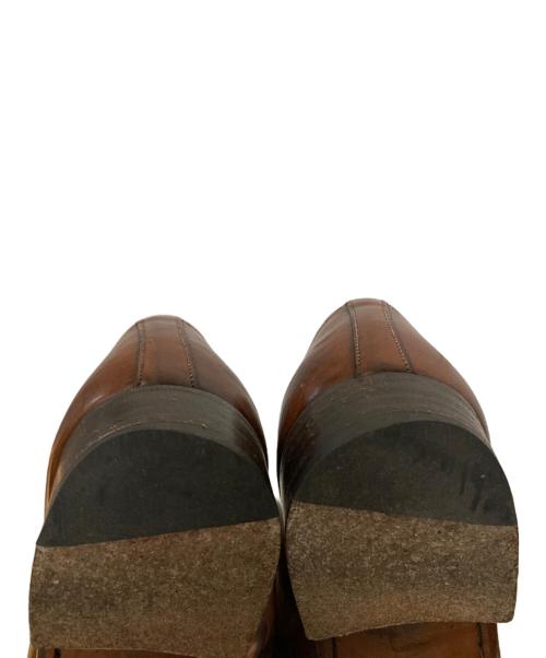 Santoni（サントーニ）Santoni (サントーニ) ウィングチップシューズ ブラウン サイズ:39の古着・服飾アイテム