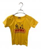 Hysteric Glamourヒステリックグラマー）の古着「SWEET SOUNDSチビTシャツ」｜イエロー