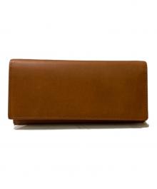 大峽製鞄（オオバセイホウ）の古着「束入れ(笹襠)小銭付へり返し・長財布」｜ブラウン