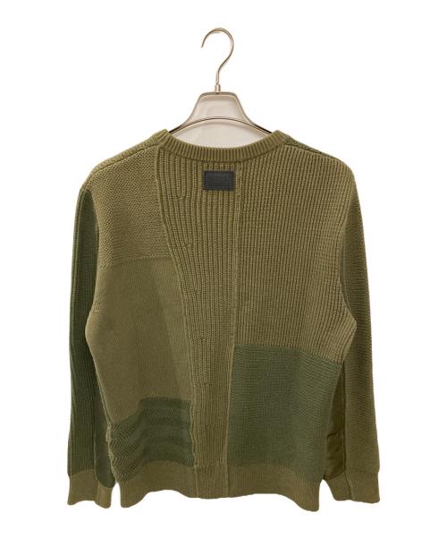 DIESEL（ディーゼル）DIESEL (ディーゼル) K-YUKON/クルーネックニット カーキ サイズ:Sの古着・服飾アイテム