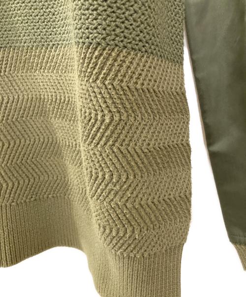 DIESEL（ディーゼル）DIESEL (ディーゼル) K-YUKON/クルーネックニット カーキ サイズ:Sの古着・服飾アイテム