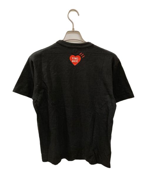 HUMAN MADE（ヒューマンメイド）HUMAN MADE (ヒューマンメイド) KAWS (カウズ) プリント半袖Tシャツ ブラック サイズ:Mの古着・服飾アイテム