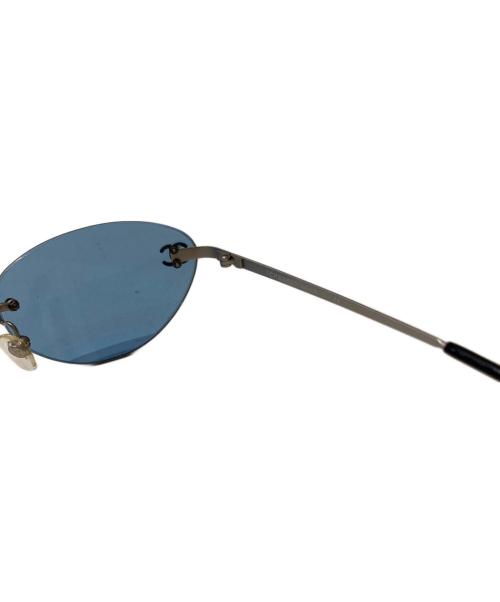 CHANEL（シャネル）CHANEL (シャネル) ココマークサングラス ブルー サイズ:53□19の古着・服飾アイテム