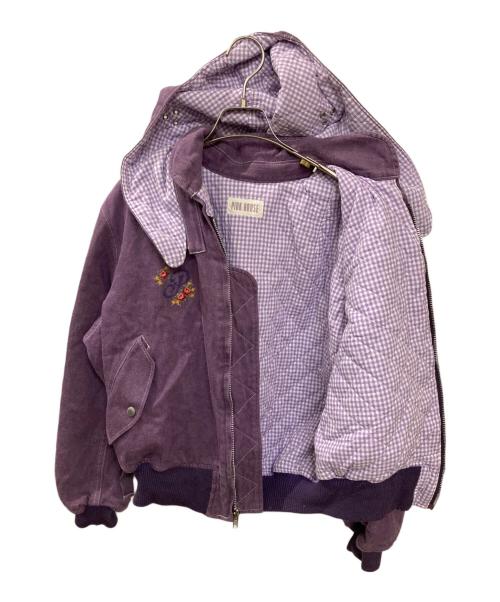 PINK HOUSE（ピンクハウス）PINK HOUSE (ピンクハウス) ボンバージャケット パープル サイズ:不明(実寸サイズをご確認ください)の古着・服飾アイテム