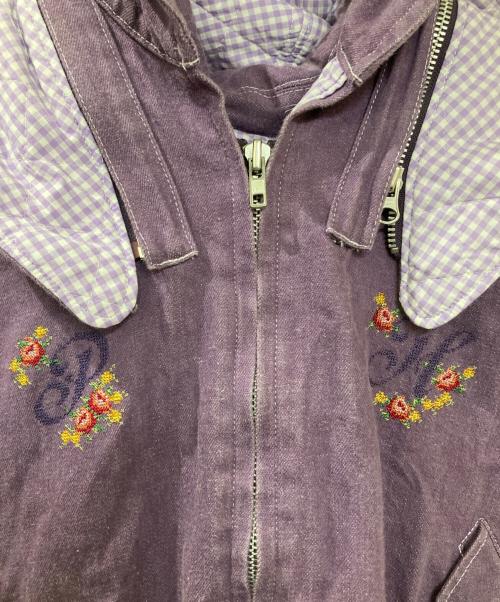 PINK HOUSE（ピンクハウス）PINK HOUSE (ピンクハウス) ボンバージャケット パープル サイズ:不明(実寸サイズをご確認ください)の古着・服飾アイテム