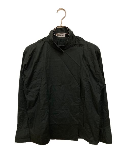 ISSEY MIYAKE（イッセイミヤケ）ISSEY MIYAKE (イッセイミヤケ) 変形ブラウス ブラック サイズ:Mの古着・服飾アイテム