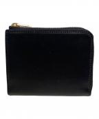 CRAFSTOクラフスト）の古着「シェルコードバン L字ファスナー財布」｜ネイビー