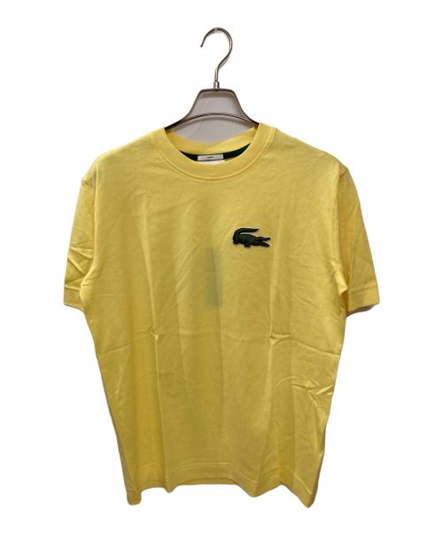 LACOSTE（ラコステ）LACOSTE (ラコステ) オーガニックコットンルーズフィットリアルクロコTシャツ イエロー サイズ:XSの古着・服飾アイテム