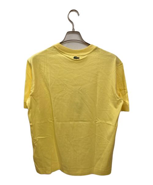 LACOSTE（ラコステ）LACOSTE (ラコステ) オーガニックコットンルーズフィットリアルクロコTシャツ イエロー サイズ:XSの古着・服飾アイテム