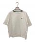 LACOSTE（ラコステ）の古着「ミラノリブニット ボクシー Tシャツ」｜ホワイト