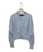 FRED PERRY×RAY BEAMSフレッドペリー×レイ ビームス）の古着「別注Vネックカーディガン」｜スカイブルー