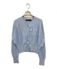 FRED PERRY×RAY BEAMS（フレッドペリー×レイ ビームス）の古着「別注Vネックカーディガン」｜スカイブルー