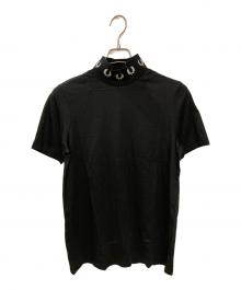 FRED PERRY（フレッドペリー）の古着「ローレル刺繍Tシャツ」｜ブラック