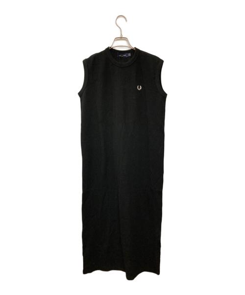 FRED PERRY（フレッドペリー）FRED PERRY (フレッドペリー) RAY BEAMS (レイ ビームス) 別注ノースリーブワンピース ブラック サイズ:10の古着・服飾アイテム