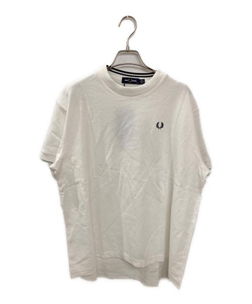 FRED PERRY（フレッドペリー）FRED PERRY (フレッドペリー) RAY BEAMS (レイ ビームス) 別注オーバーサイズカットソー ホワイト サイズ:10の古着・服飾アイテム