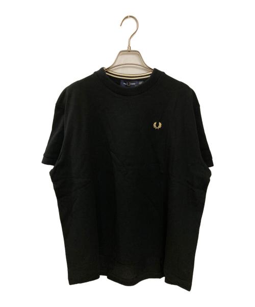 FRED PERRY（フレッドペリー）FRED PERRY (フレッドペリー) RAY BEAMS (レイ ビームス) 別注オーバーサイズカットソー ブラック サイズ:10の古着・服飾アイテム