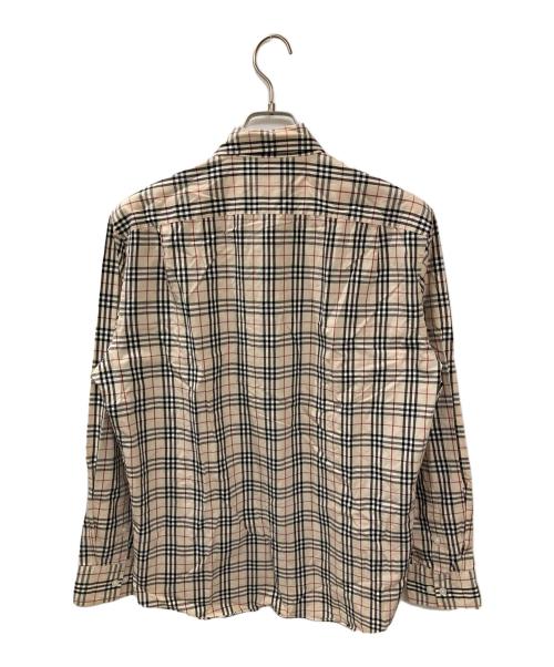 BURBERRY BLUE LABEL（バーバリーロンドンブルーレーベル）BURBERRY BLUE LABEL (バーバリーロンドンブルーレーベル) ノバチェックシャツ ベージュ サイズ:Lの古着・服飾アイテム