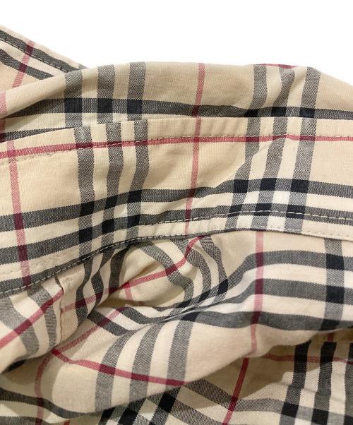 BURBERRY BLUE LABEL（バーバリーロンドンブルーレーベル）BURBERRY BLUE LABEL (バーバリーロンドンブルーレーベル) ノバチェックシャツ ベージュ サイズ:Lの古着・服飾アイテム