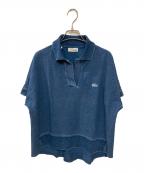LACOSTEラコステ）の古着「インディゴ染スキッパーカノコポロシャツ」｜インディゴ