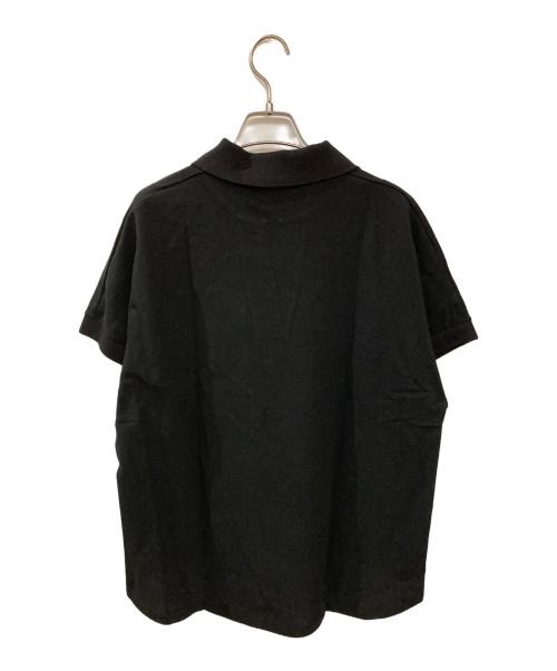 LACOSTE（ラコステ）LACOSTE (ラコステ) スキッパーカノコポロシャツ ブラック サイズ:36の古着・服飾アイテム