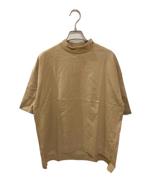 LACOSTE（ラコステ）LACOSTE (ラコステ) モックTee ベージュ サイズ:36の古着・服飾アイテム