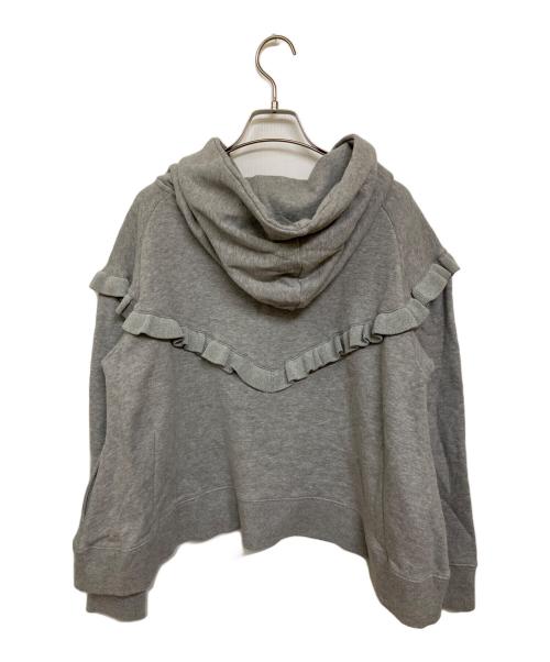 FRED PERRY（フレッドペリー）FRED PERRY (フレッドペリー) フリルデザインンパーカー グレー サイズ:Sの古着・服飾アイテム