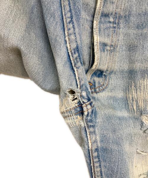 LEVI'S（リーバイス）LEVI'S (リーバイス) 90S リペア加工デニムハーフパンツ インディゴ サイズ:不明(実寸サイズをご確認ください)の古着・服飾アイテム