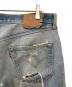 中古・古着 LEVI'S (リーバイス) 90S リペア加工デニムハーフパンツ インディゴ サイズ:不明(実寸サイズをご確認ください)：6000円