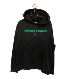 Denim Tears（デニムティアーズ）の古着「1619 Tyson Beckford HOODIE」｜ブラック