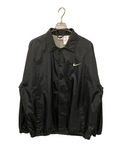 NIKE（ナイキ）NIKE (ナイキ) 90S ビッグスウォッシュコーチジャケット ブラック サイズ:Lの古着・服飾アイテム