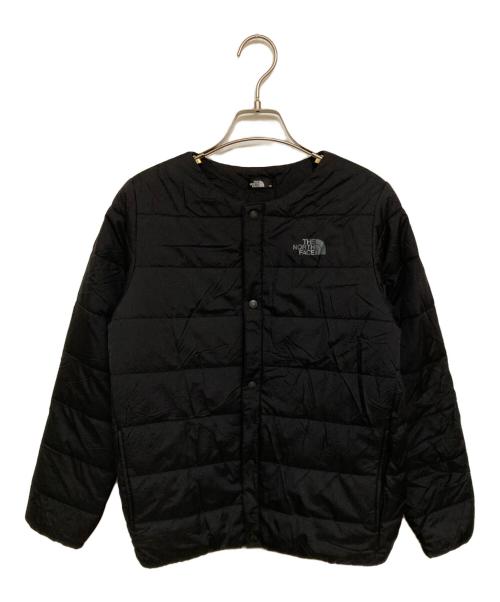 THE NORTH FACE（ザ ノース フェイス）THE NORTH FACE (ザ ノース フェイス) マイクロゼファーカーディガン ブラック サイズ:150cm(キッズ規格)の古着・服飾アイテム