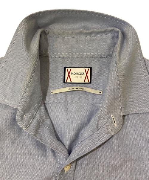 MONCLER GAMME BLEU（モンクレール ガム ブルー）MONCLER GAMME BLEU (モンクレール ガム ブルー) 半袖シャツ ブルーの古着・服飾アイテム