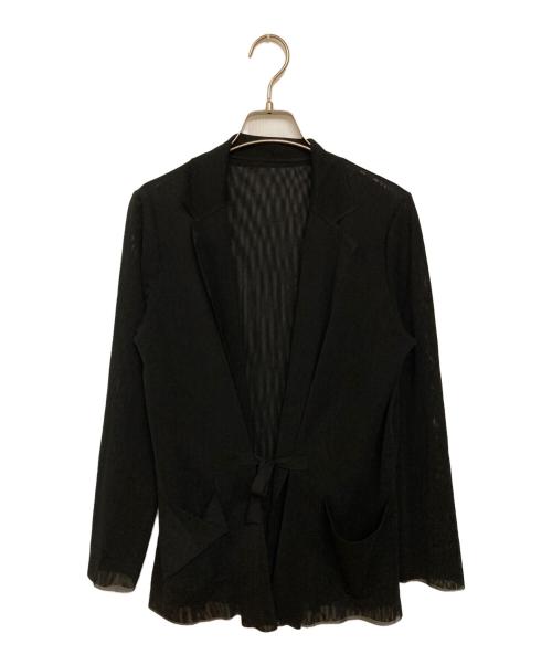 VIVIENNE TAM（ヴィヴィアンタム）VIVIENNE TAM (ヴィヴィアンタム) SOLID NETTING ジャケット ブラック サイズ:Mの古着・服飾アイテム
