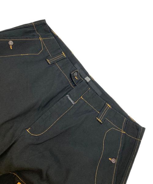 MARITHE+FRANCOIS GIRBAUD（マリテフランソワジルボー）MARITHE+FRANCOIS GIRBAUD (マリテフランソワジルボー) 90S シャトルパンツ ブラック サイズ:42の古着・服飾アイテム