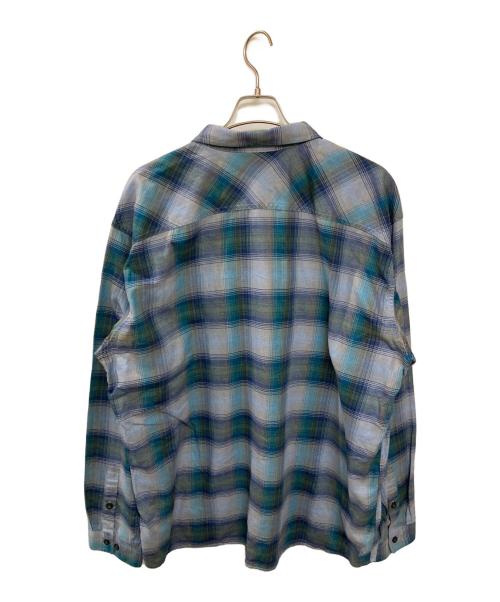 Patagonia（パタゴニア）Patagonia (パタゴニア) オンブレチェックシャツ グレー サイズ:XXLの古着・服飾アイテム