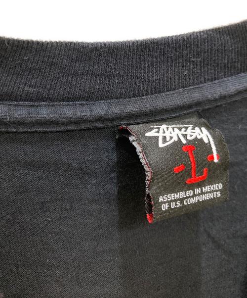 stussy（ステューシー）stussy (ステューシー) 00S グラデーションスカルプリントTシャツ ブラック サイズ:Lの古着・服飾アイテム