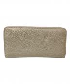 Maison Margielaメゾンマルジェラ）の古着「ラウンドファスナー長財布」｜グレージュ