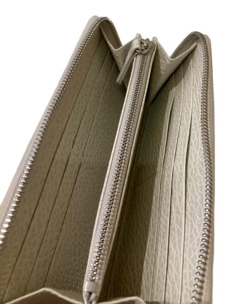 Maison Margiela（メゾンマルジェラ）Maison Margiela (メゾンマルジェラ) ラウンドファスナー長財布 グレージュの古着・服飾アイテム