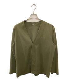 THE NORTH FACE（ザ ノース フェイス）の古着「テックラウンジカーディガン」｜オリーブ