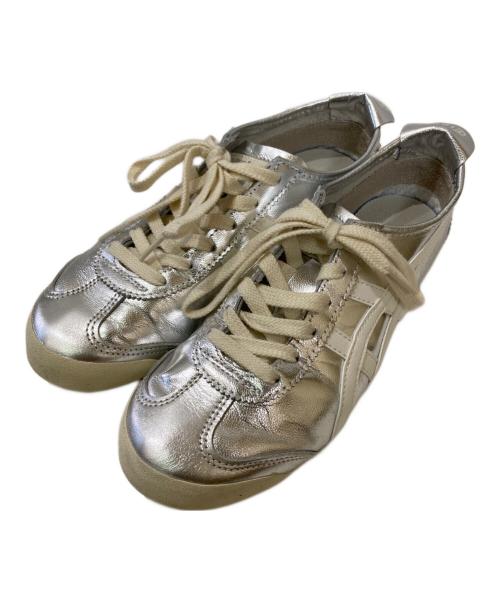 Onitsuka Tiger（オニツカタイガー）Onitsuka Tiger (オニツカタイガー) MEXICO66/ローカットスニーカー シルバー サイズ:23.5ｃｍの古着・服飾アイテム