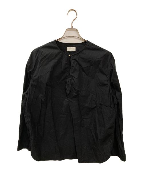LEMAIRE（ルメール）LEMAIRE (ルメール) ノーカラーシャツ ブラック サイズ:50の古着・服飾アイテム