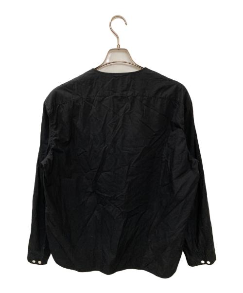LEMAIRE（ルメール）LEMAIRE (ルメール) ノーカラーシャツ ブラック サイズ:50の古着・服飾アイテム
