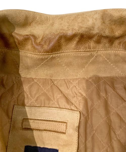 GAP（ギャップ）GAP (ギャップ) レザートラッカージャケット ベージュ サイズ:XLの古着・服飾アイテム