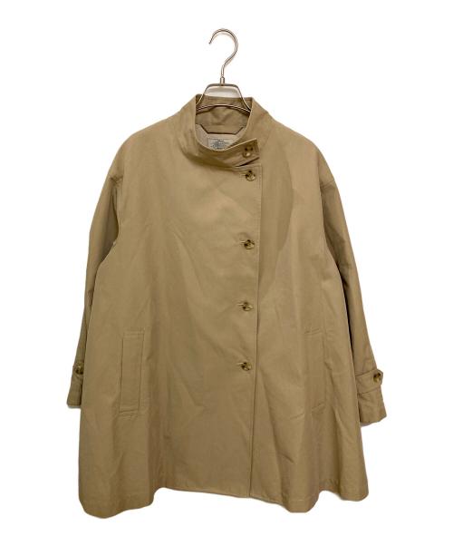 JOURNAL STANDARD relume（ジャーナルスタンダード レリューム）JOURNAL STANDARD relume (ジャーナルスタンダード レリューム) スタンドポンチョコート ベージュ サイズ:36の古着・服飾アイテム