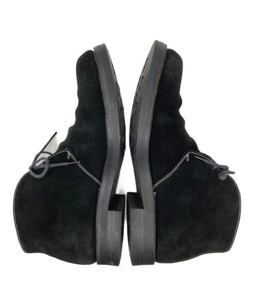 山陽山長（サンヨウヤマチョウ）山陽山長 (サンヨウヤマチョウ) スウェードチャッカブーツ ブラック サイズ:無しの古着・服飾アイテム