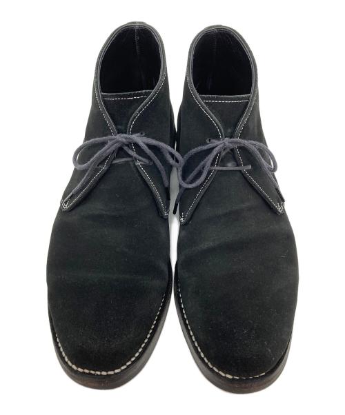 山陽山長（サンヨウヤマチョウ）山陽山長 (サンヨウヤマチョウ) スウェードチャッカブーツ ブラック サイズ:無しの古着・服飾アイテム