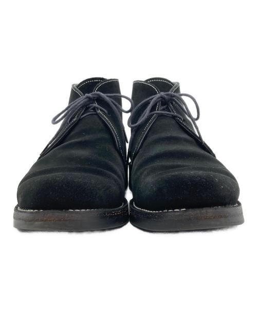 山陽山長（サンヨウヤマチョウ）山陽山長 (サンヨウヤマチョウ) スウェードチャッカブーツ ブラック サイズ:無しの古着・服飾アイテム