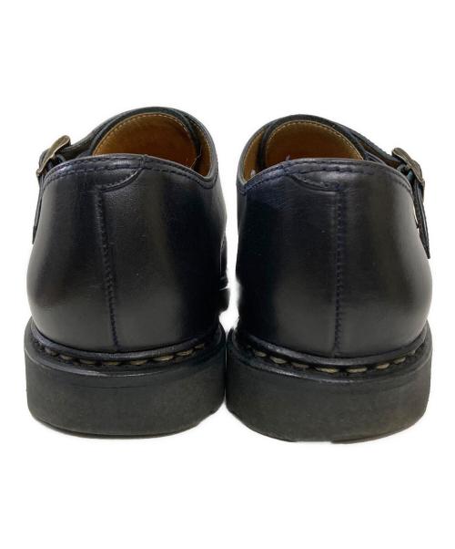 PARABOOT（パラブーツ）PARABOOT (パラブーツ) ダブルモンクレザーシューズ ネイビー サイズ:6の古着・服飾アイテム