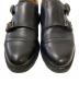 中古・古着 PARABOOT (パラブーツ) ダブルモンクレザーシューズ ネイビー サイズ:6：20000円